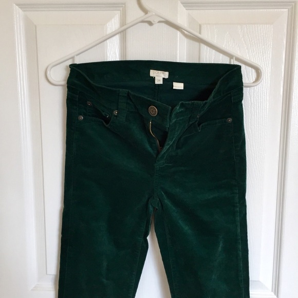 green velvet skinny jeans